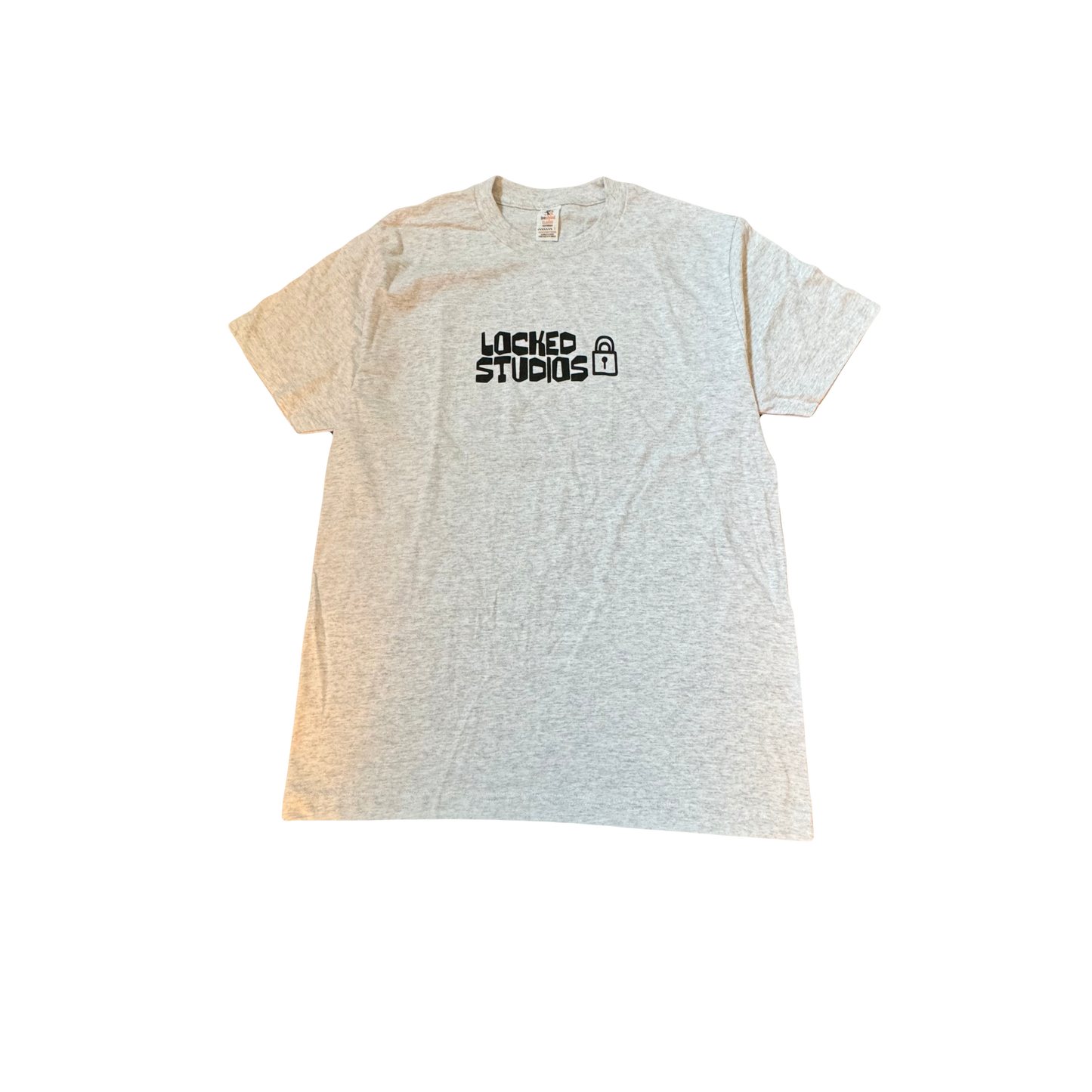 Block Logo Tee - Sports Gray