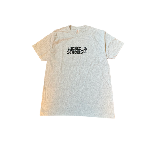 Block Logo Tee - Sports Gray